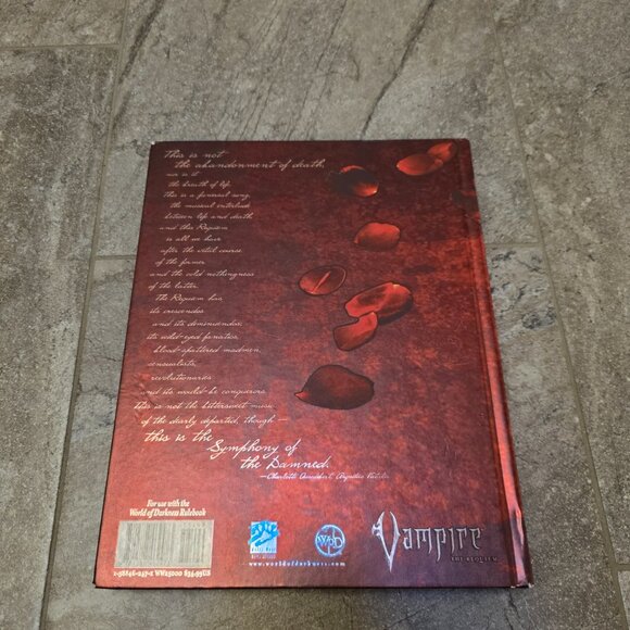Vampire The Requiem Hardcover World of Darkness White Wolf - Picture 2 of 8